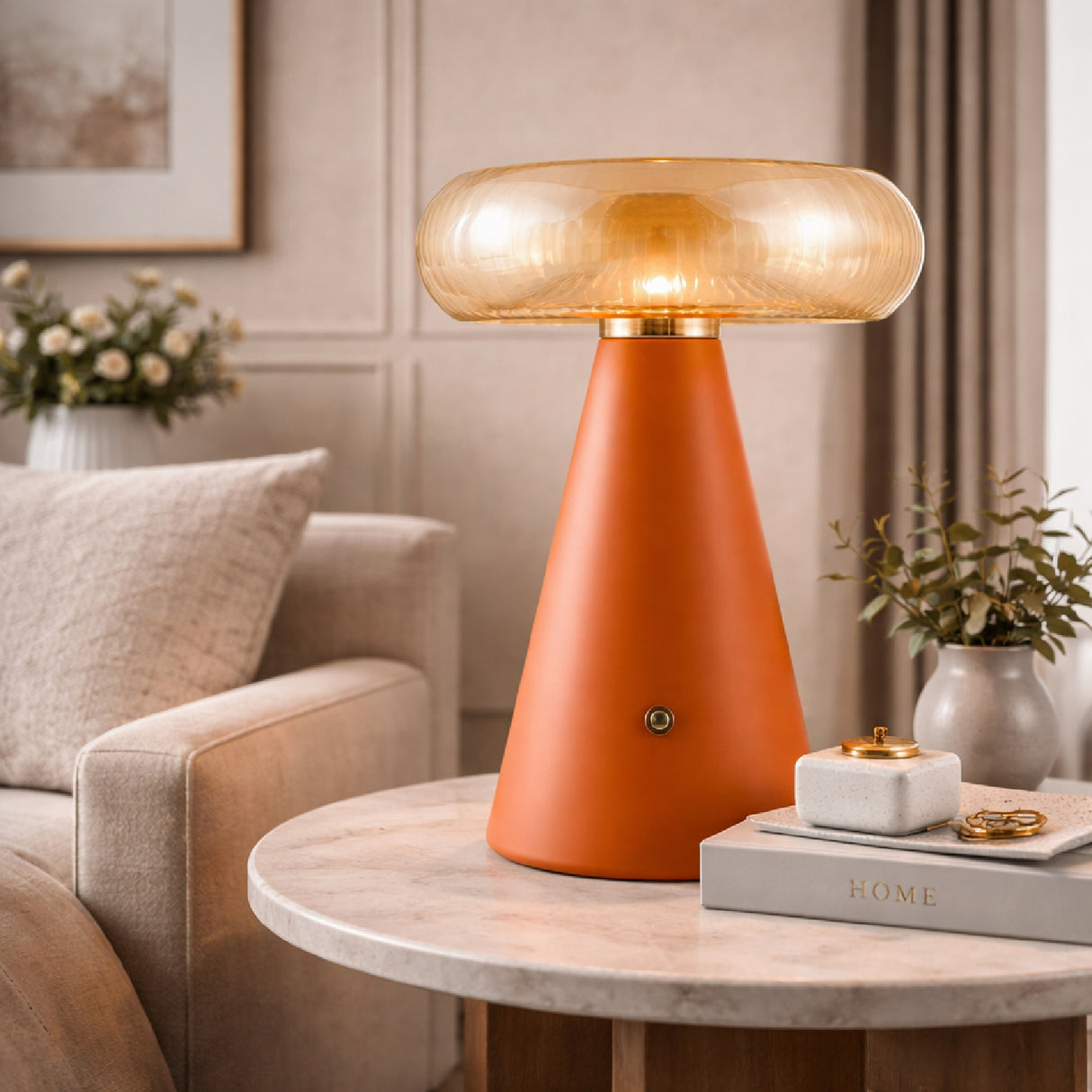 Modern European furniture - Champagne Glass Accent Table Lamp - www.oroa.com | Oroa.com