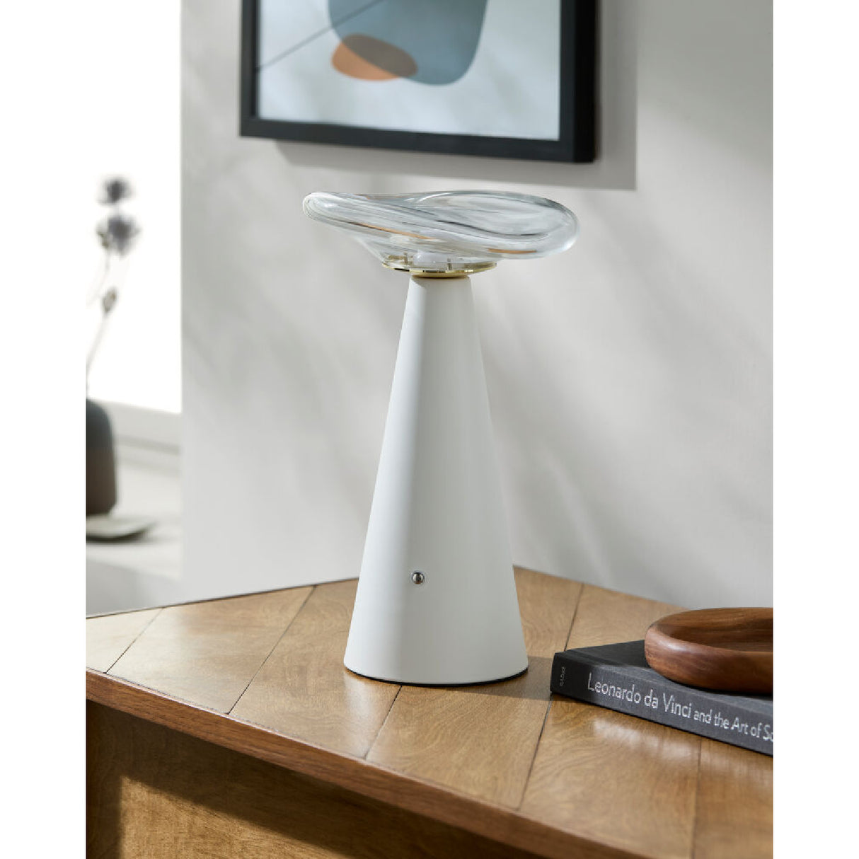 Modern European furniture - Clear Glass Accent Table Lamp - www.oroa.com | Oroa.com