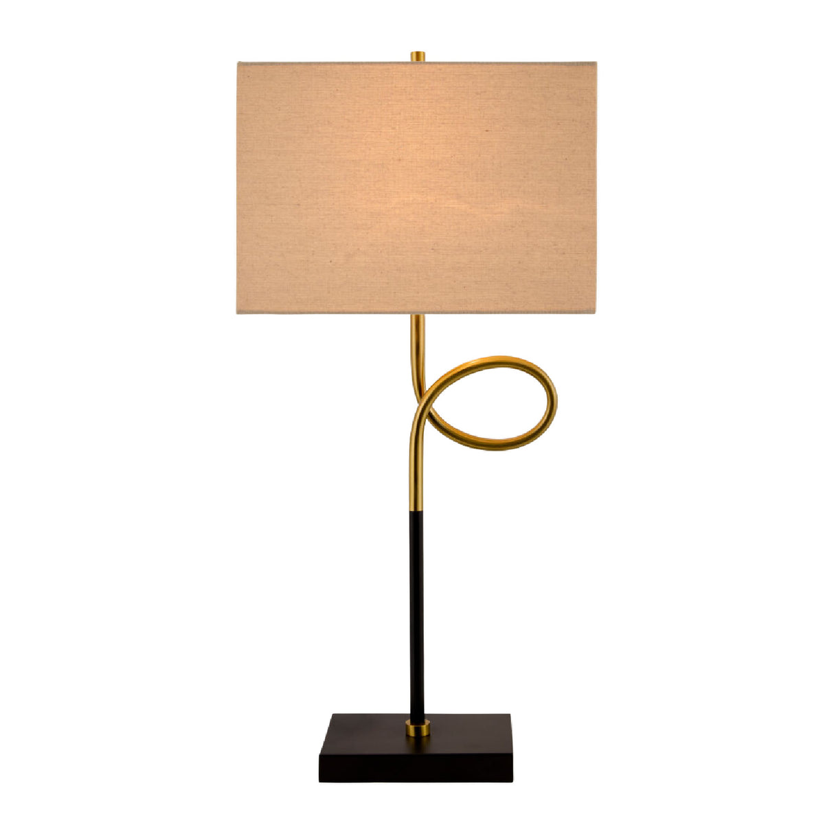 Modern European furniture - Twisted Iron Accent Table Lamp - www.oroa.com | Oroa.com