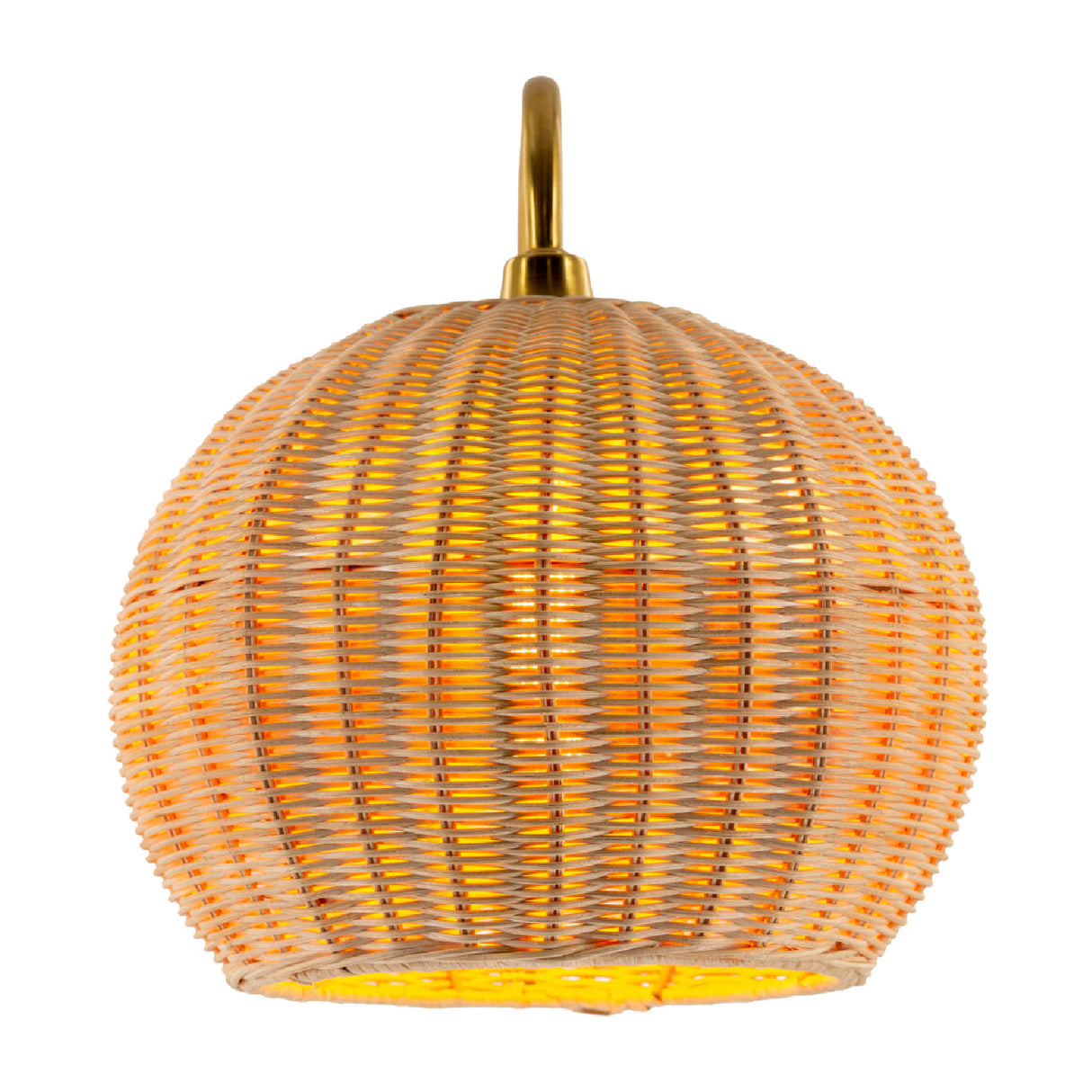 Modern European furniture - Round Rattan Wall Lamp - www.oroa.com | Oroa.com