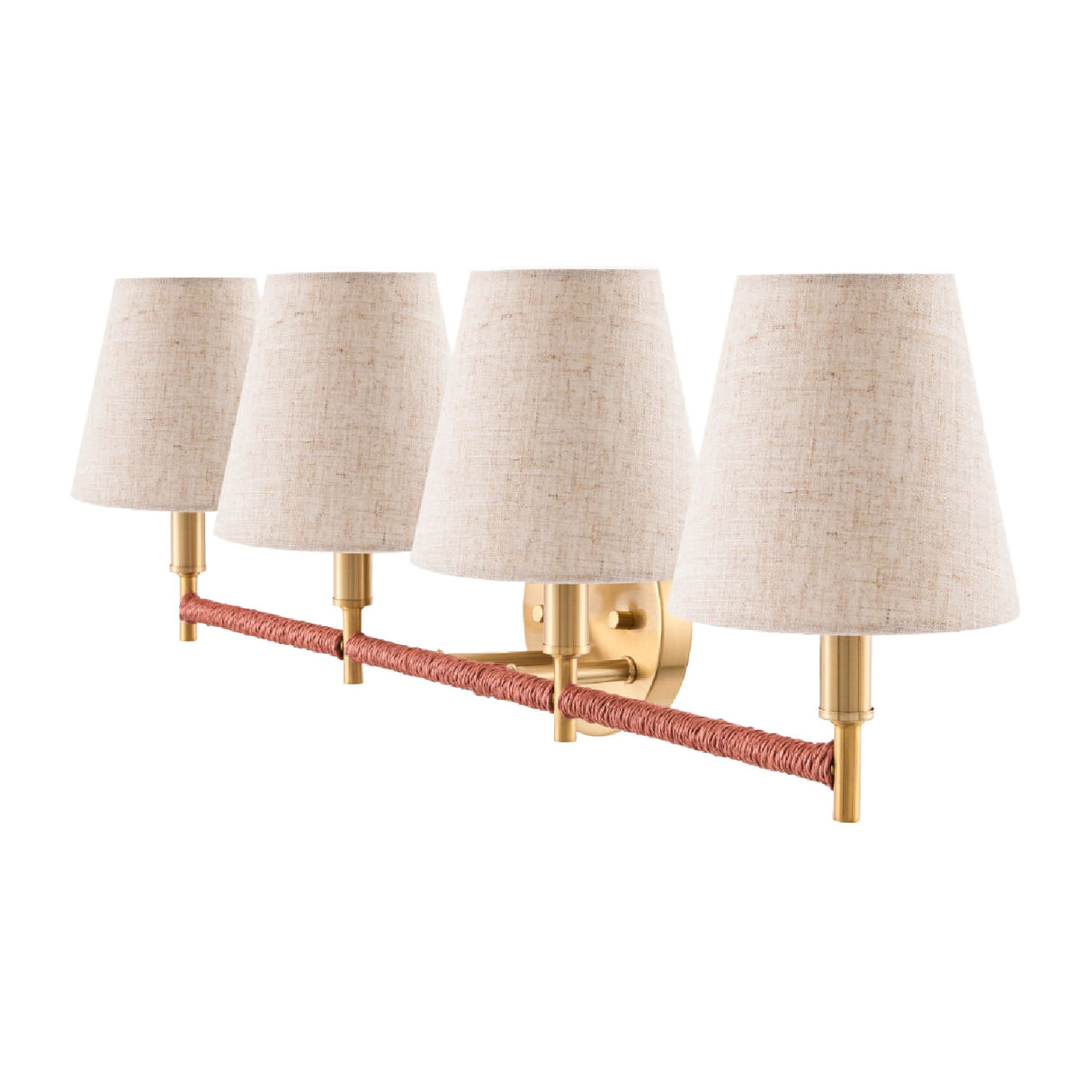 Modern European furniture - Fabric Shade 4-Light Wall Lamp - www.oroa.com | Oroa.com