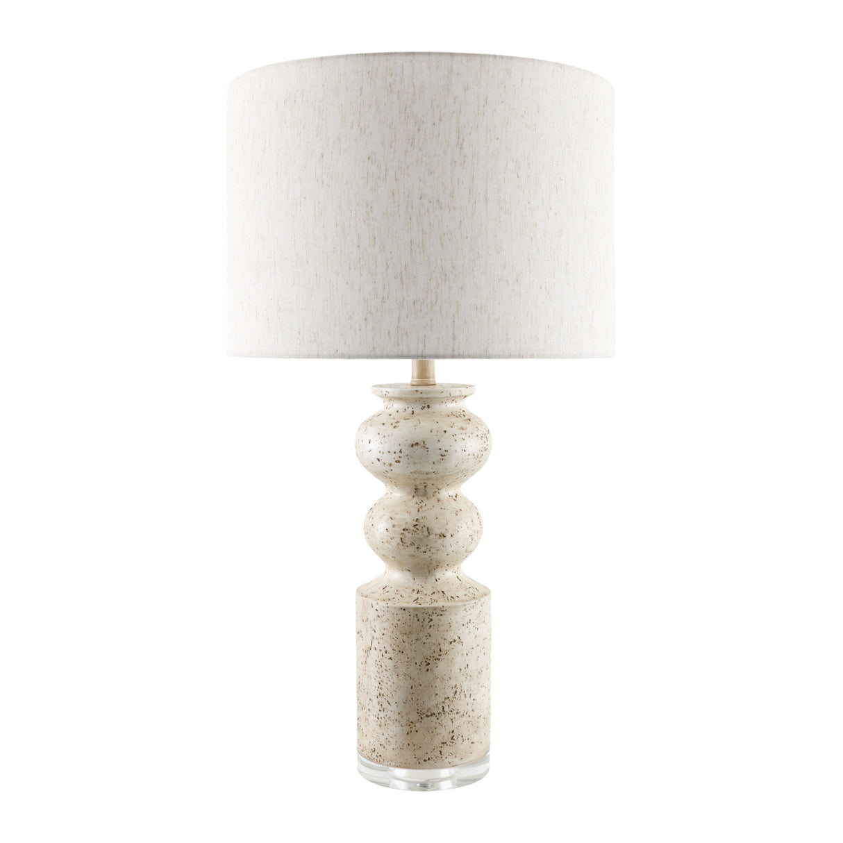 Modern European furniture - Cream Layered Base Table Lamp - www.oroa.com | Oroa.com