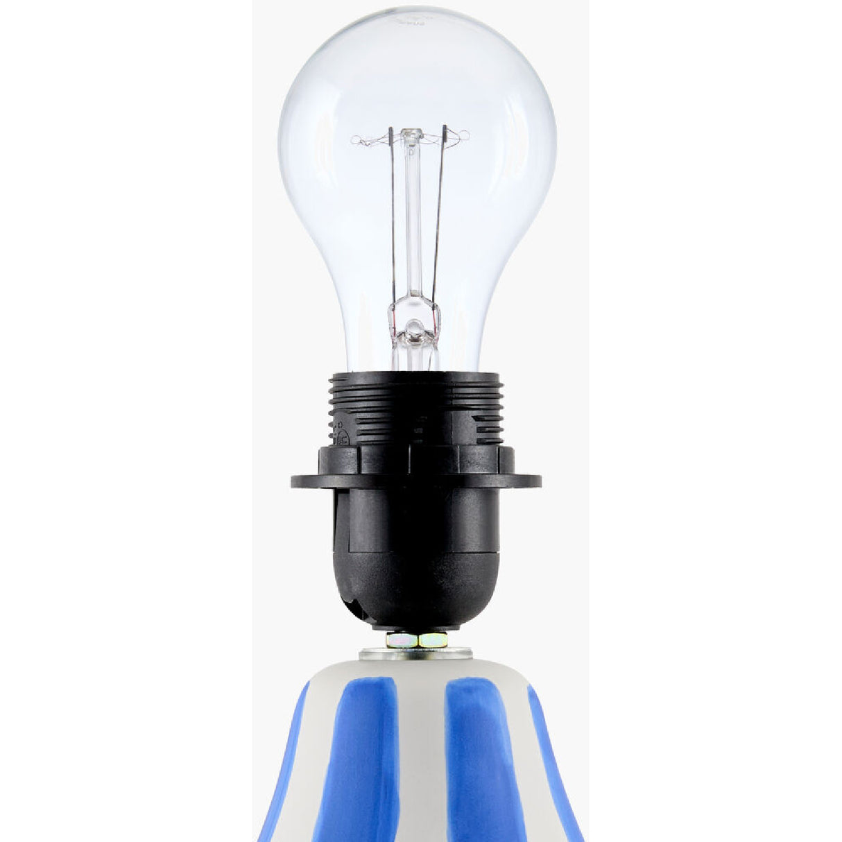 Modern European furniture - Hand-painted Striped Ceramic Table Lamp - www.oroa.com | Oroa.com