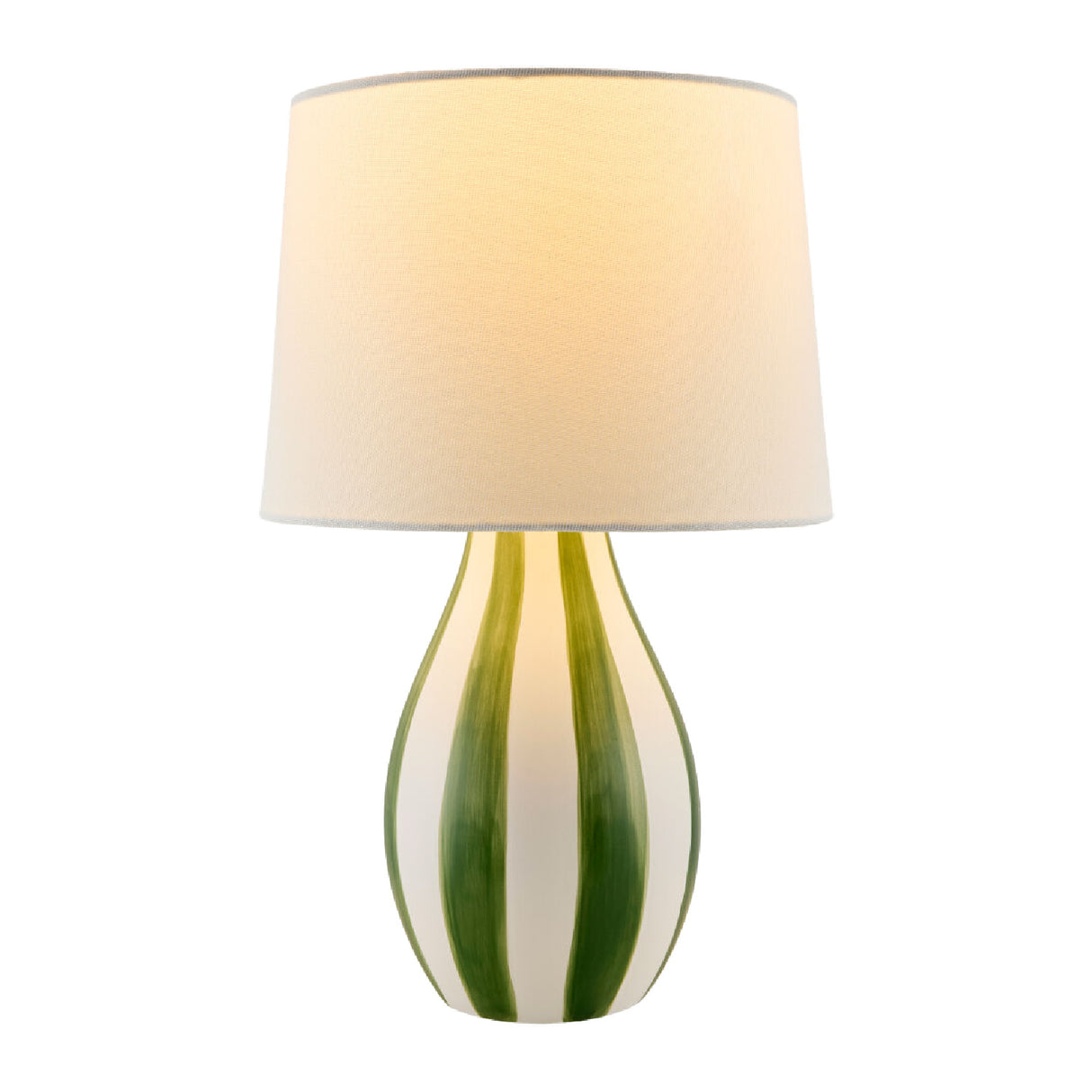 Modern European furniture - Hand-painted Striped Ceramic Table Lamp - www.oroa.com | Oroa.com