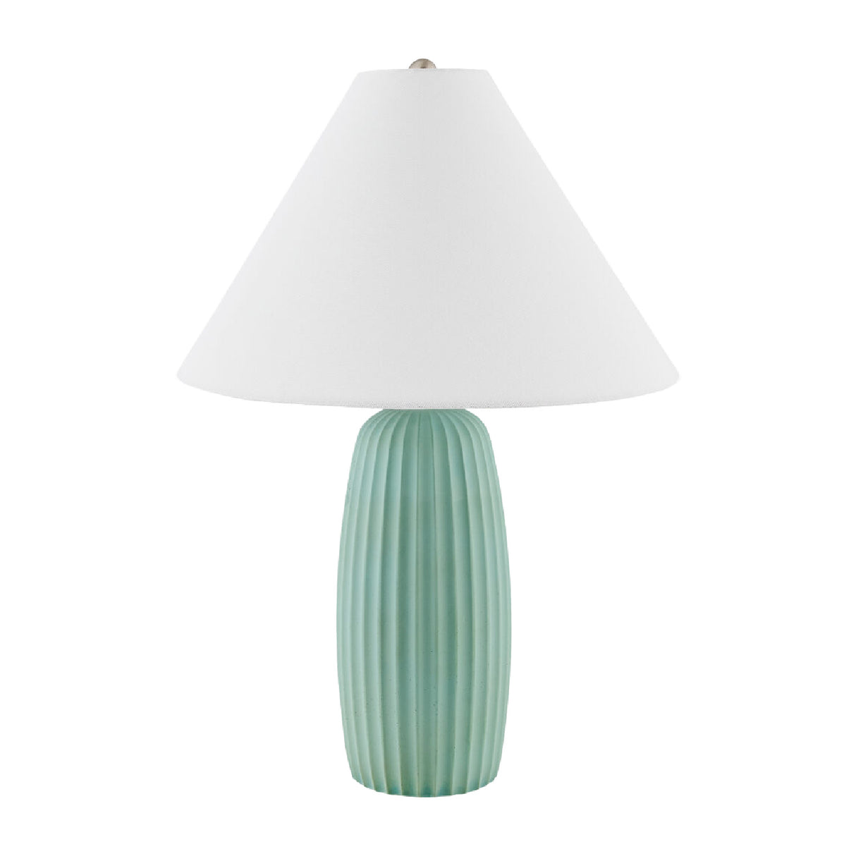 Modern European furniture - Painted Cement Linen Table Lamp - www.oroa.com | Oroa.com