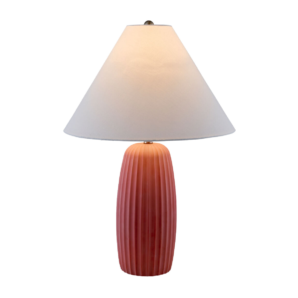 Modern European furniture - Painted Cement Linen Table Lamp - www.oroa.com | Oroa.com