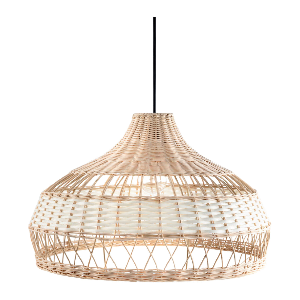 Braided Rattan Pendant Lamp | Oroa.com