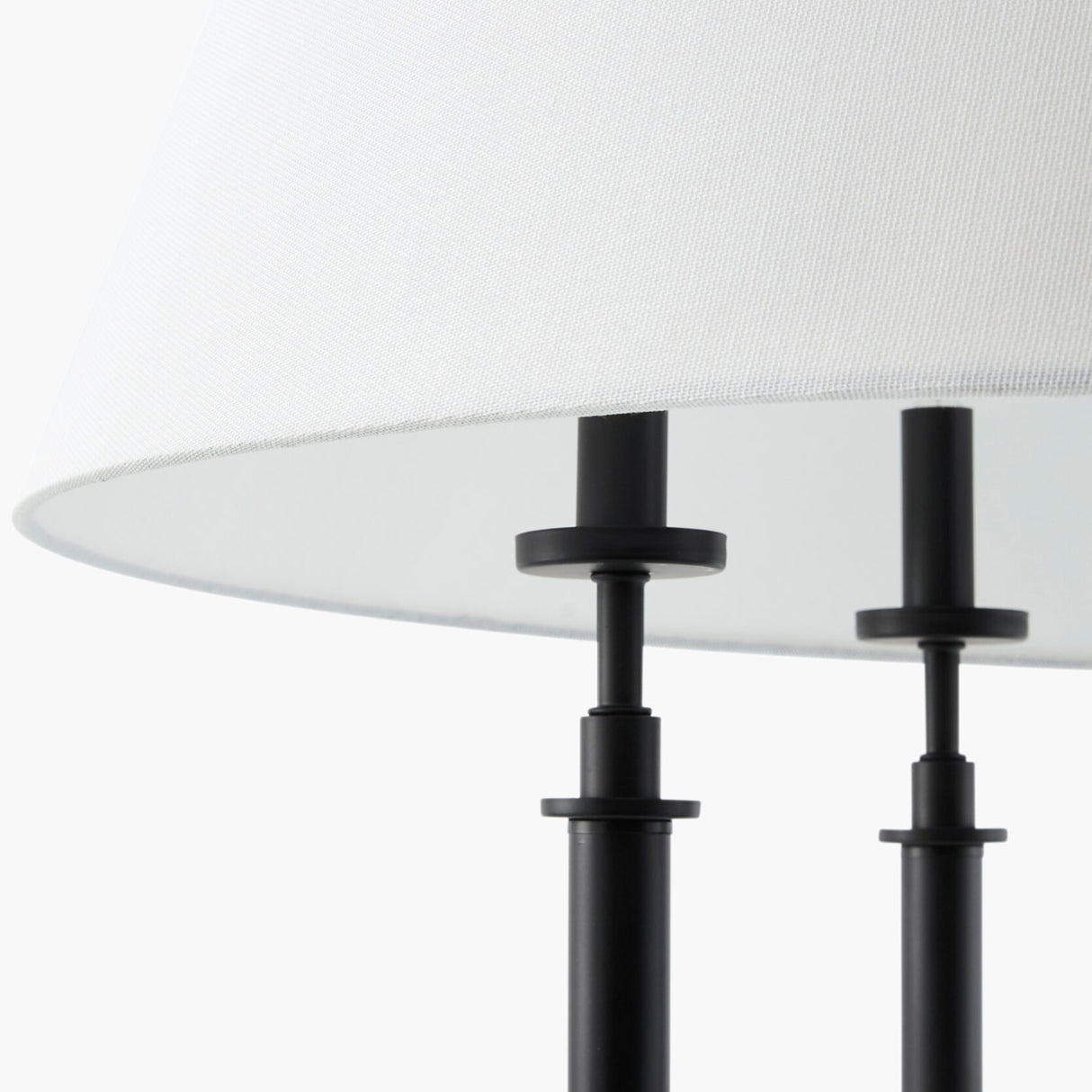 Modern European furniture - White Linen 5-Light Chandelier - www.oroa.com | Oroa.com