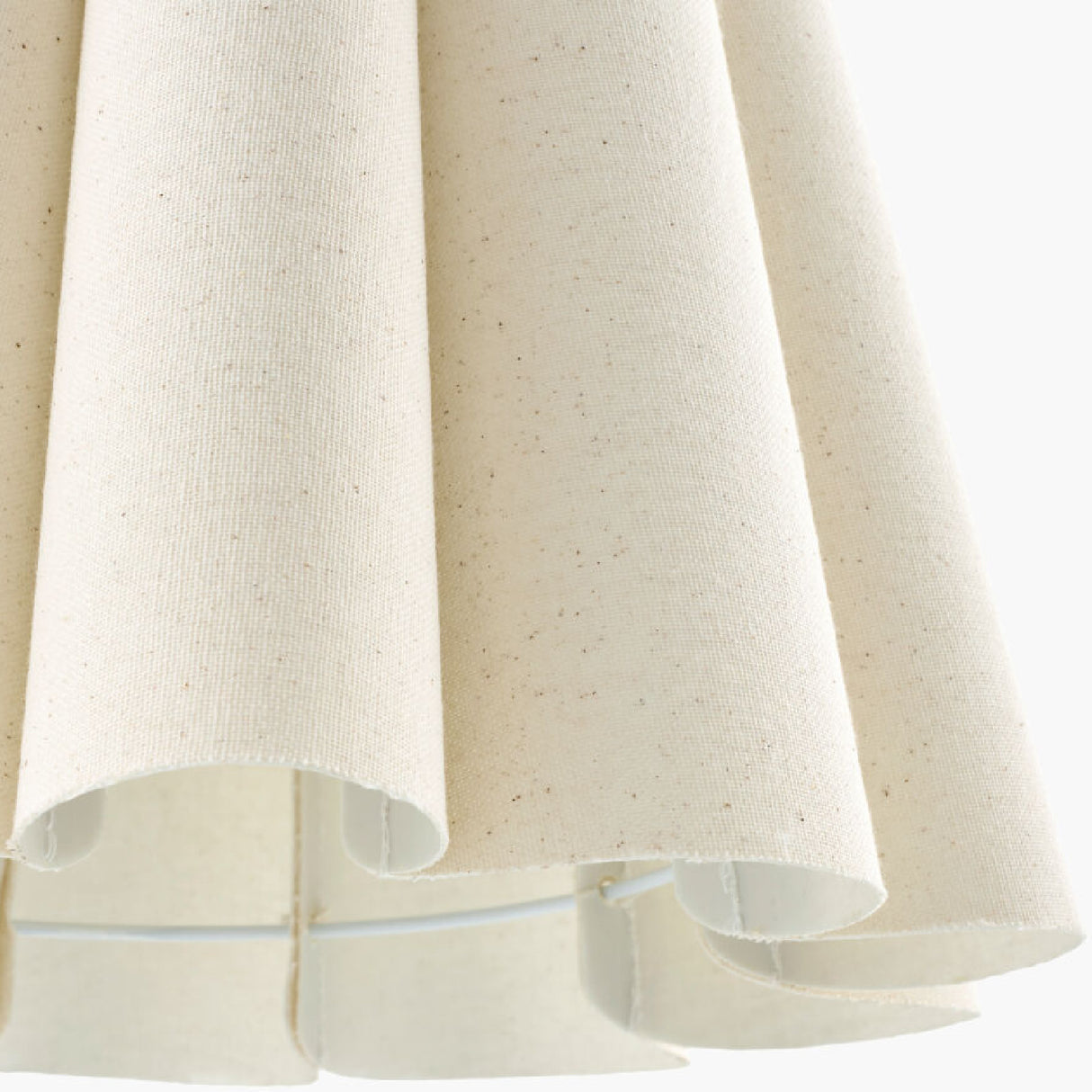 Modern European furniture - Pleated Cream Linen Wall Lamp - www.oroa.com | Oroa.com