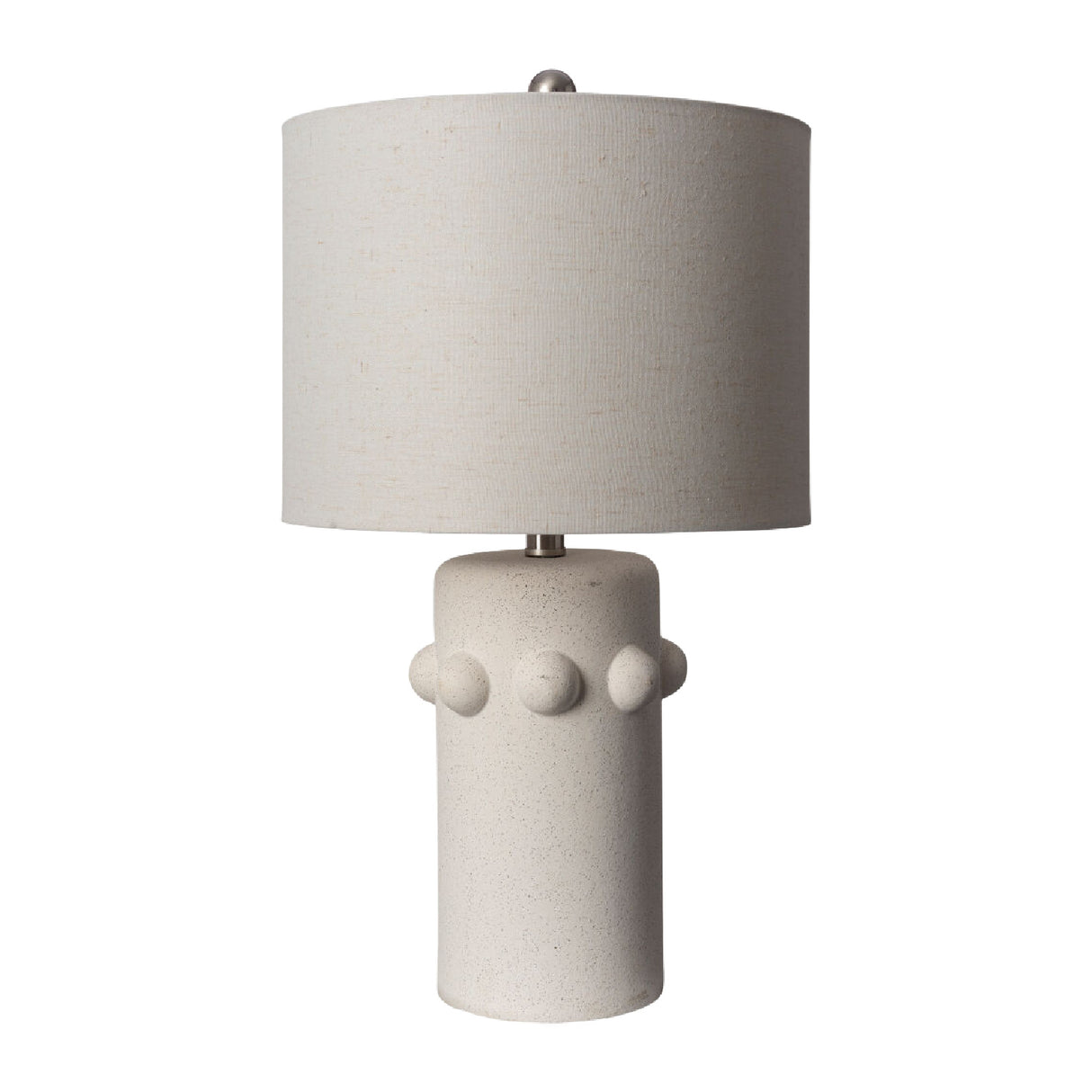 Modern European furniture - Cream Ceramic Linen Table Lamp - www.oroa.com | Oroa.com