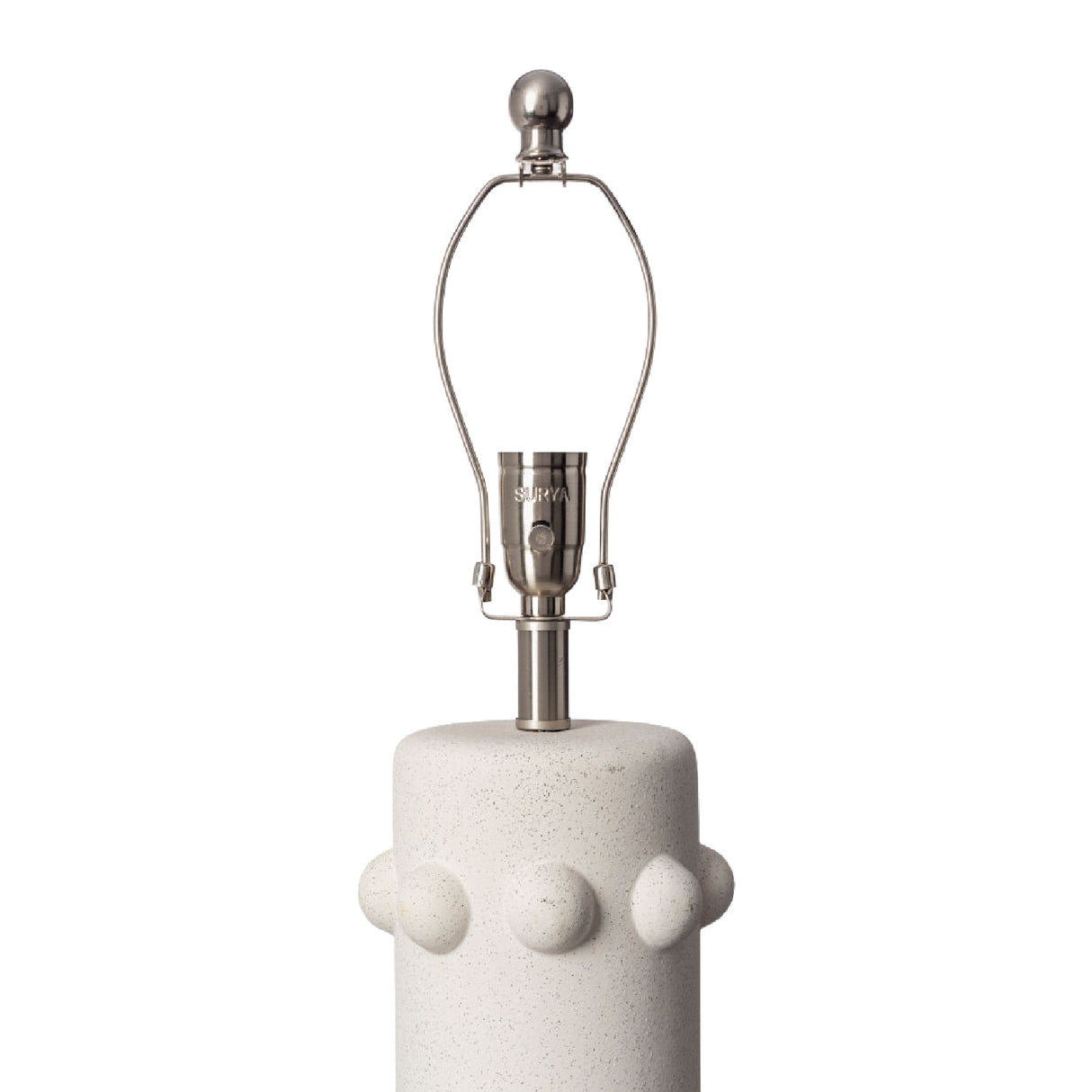 Modern European furniture - Cream Ceramic Linen Table Lamp - www.oroa.com | Oroa.com