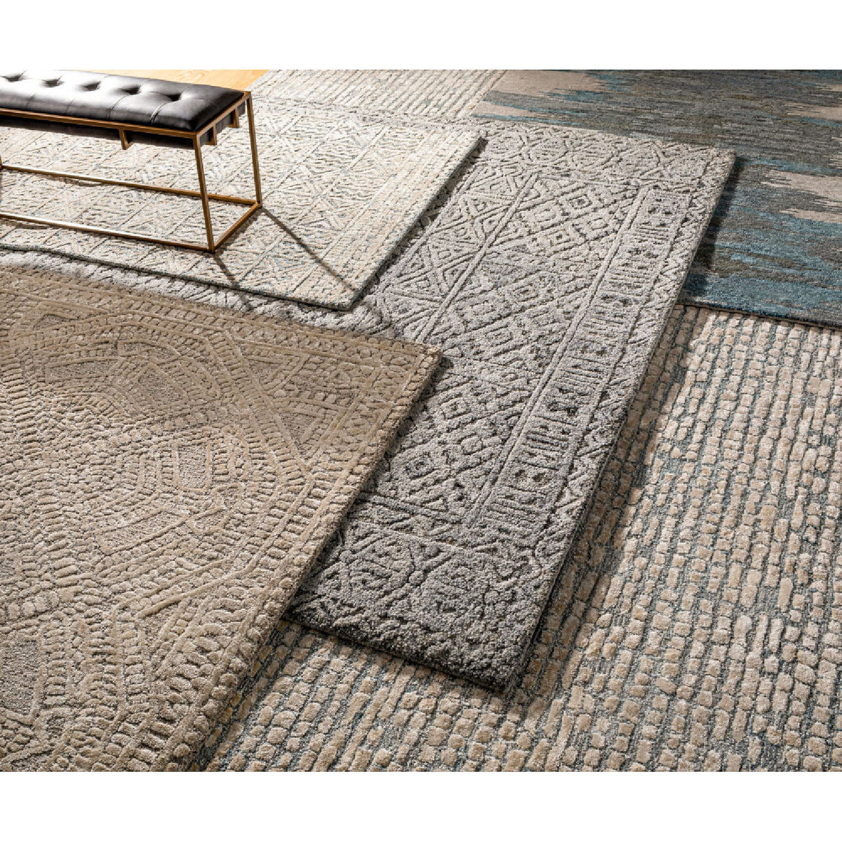 Modern furniture - Hand-Tufted Viscose Blen Carpet - www.oroa.com | Oroa.com
