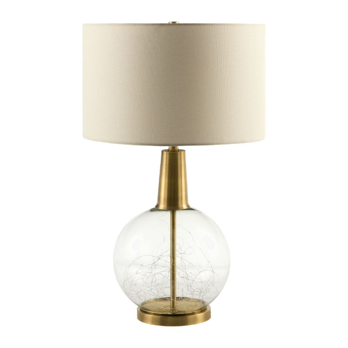 Modern European furniture - Clear Glass Base Table Lamp S - www.oroa.com | Oroa.com