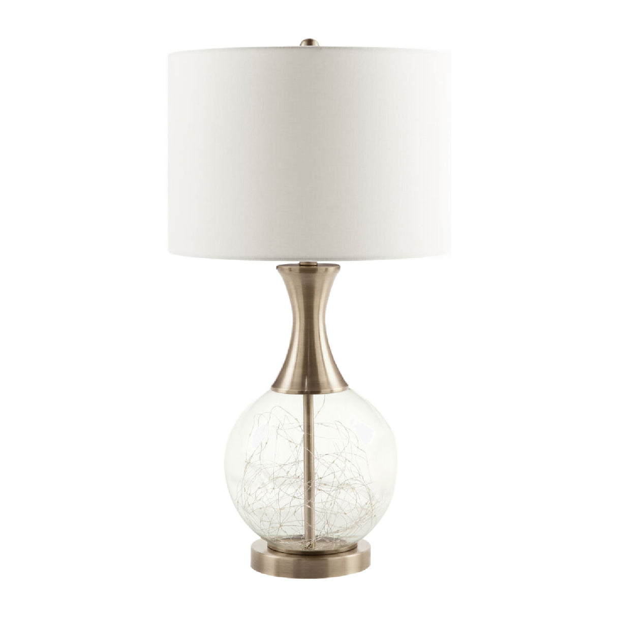 Modern European furniture - Clear Glass Base Table Lamp L - www.oroa.com | Oroa.com