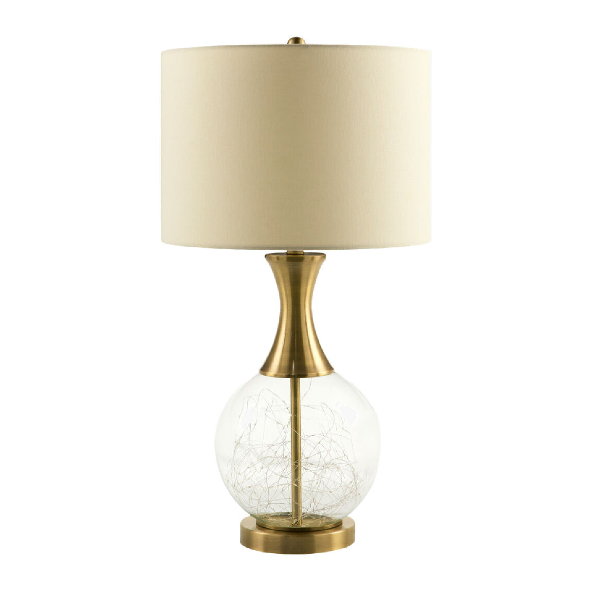 Modern European furniture - Clear Glass Base Table Lamp L - www.oroa.com | Oroa.com