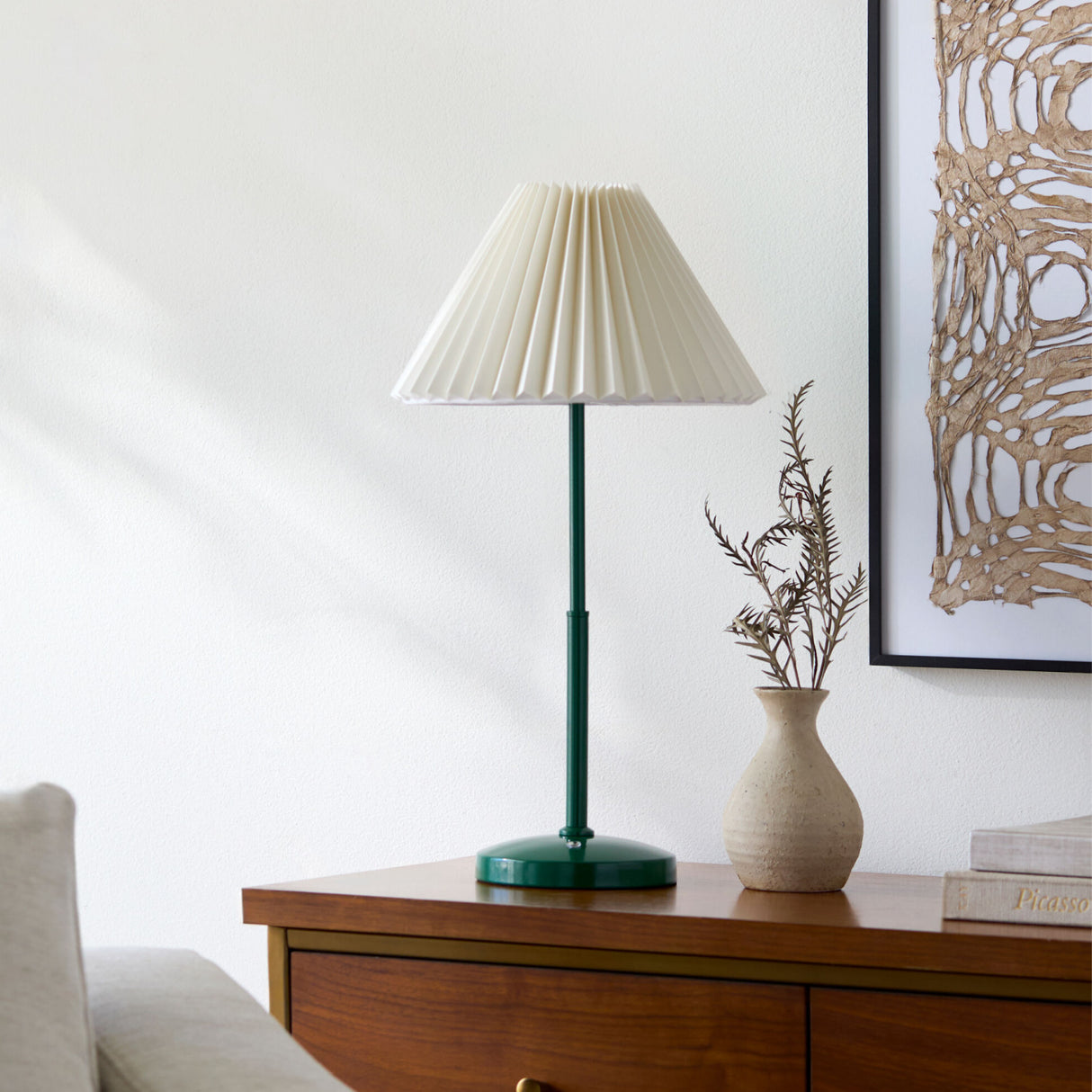 Modern European furniture - Pleated Fabric Table Lamp - www.oroa.com | Oroa.com