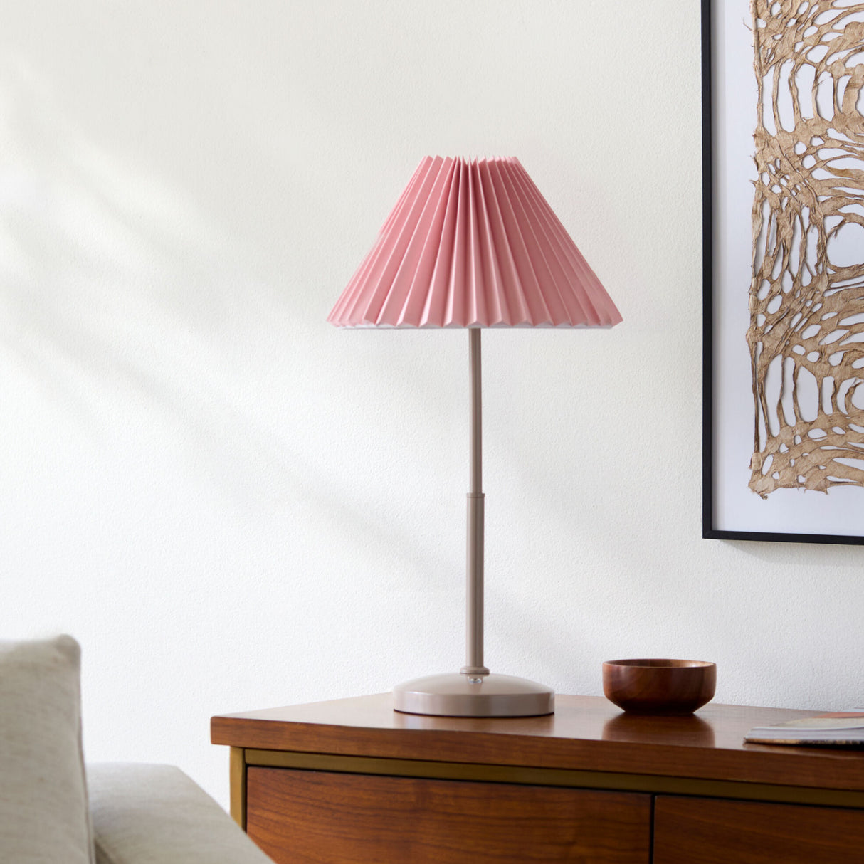 Modern European furniture - Pleated Fabric Table Lamp - www.oroa.com | Oroa.com