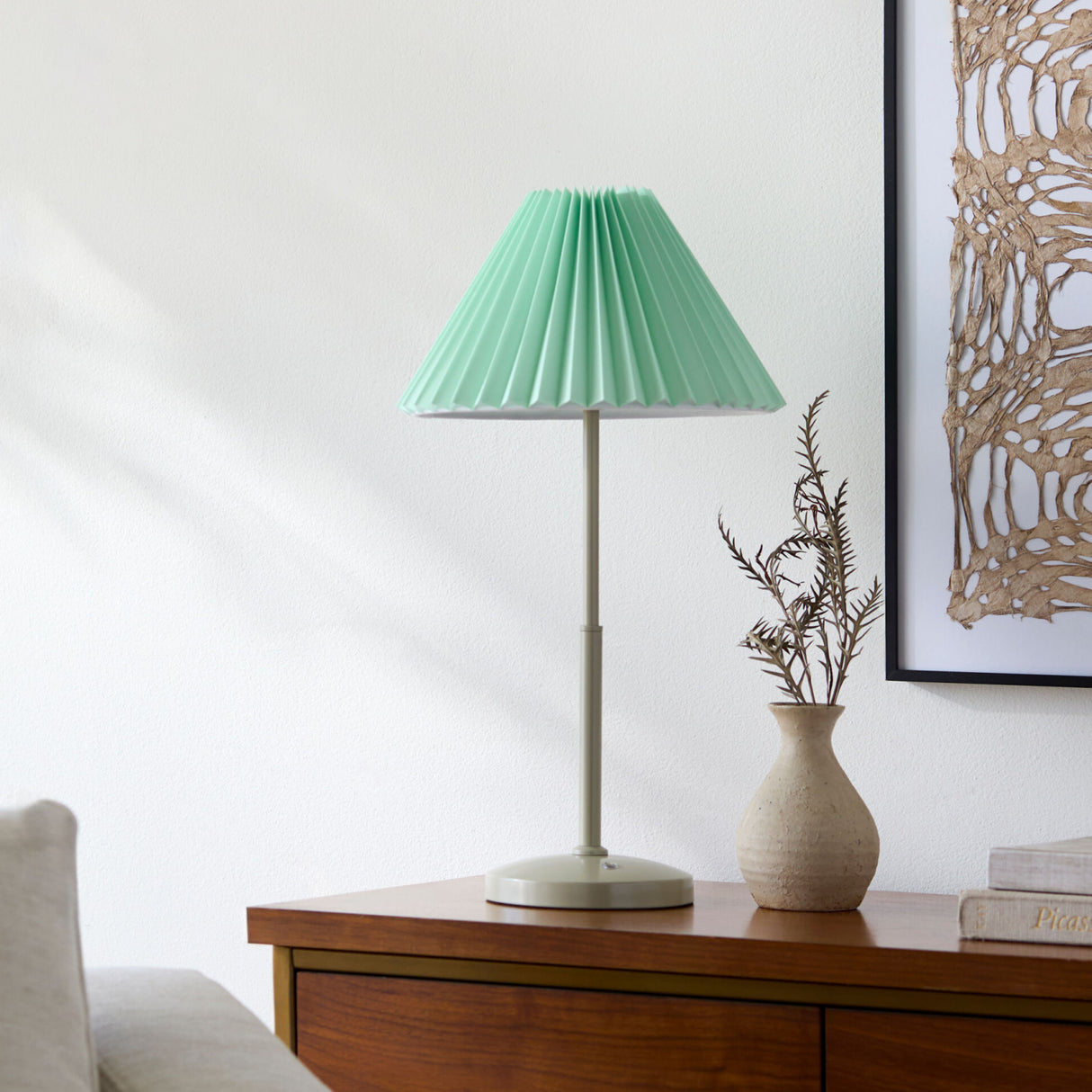 Modern European furniture - Pleated Fabric Table Lamp - www.oroa.com | Oroa.com