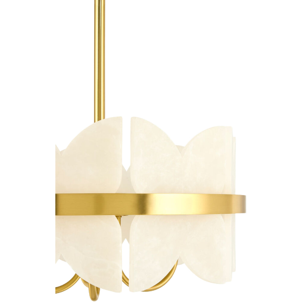 Modern European furniture - White Stone 4-Light Pendant Lamp - www.oroa.com | Oroa.com