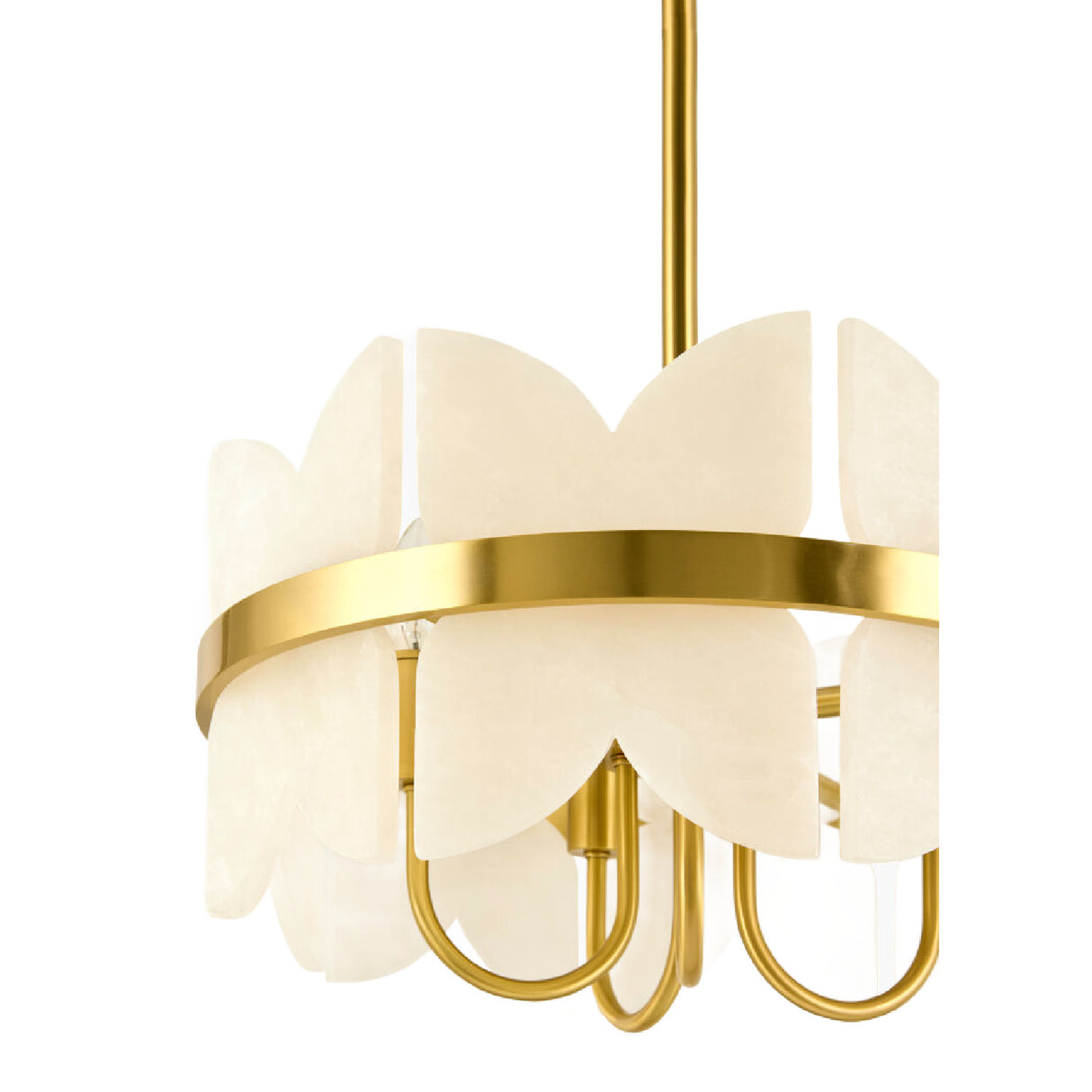 Modern European furniture - White Stone 4-Light Pendant Lamp - www.oroa.com | Oroa.com