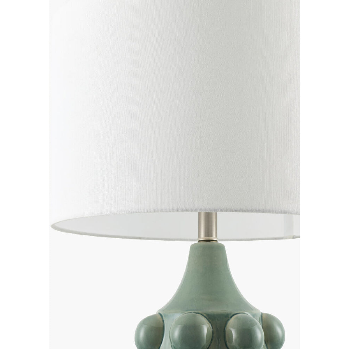 Modern European furniture - Embellished Green Ceramic Table Lamp - www.oroa.com | Oroa.com
