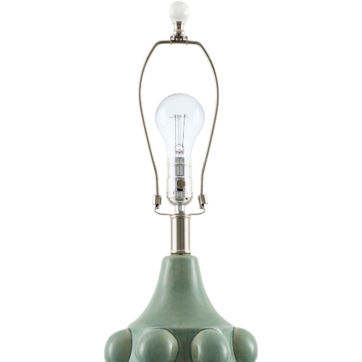 Modern European furniture - Embellished Green Ceramic Table Lamp - www.oroa.com | Oroa.com