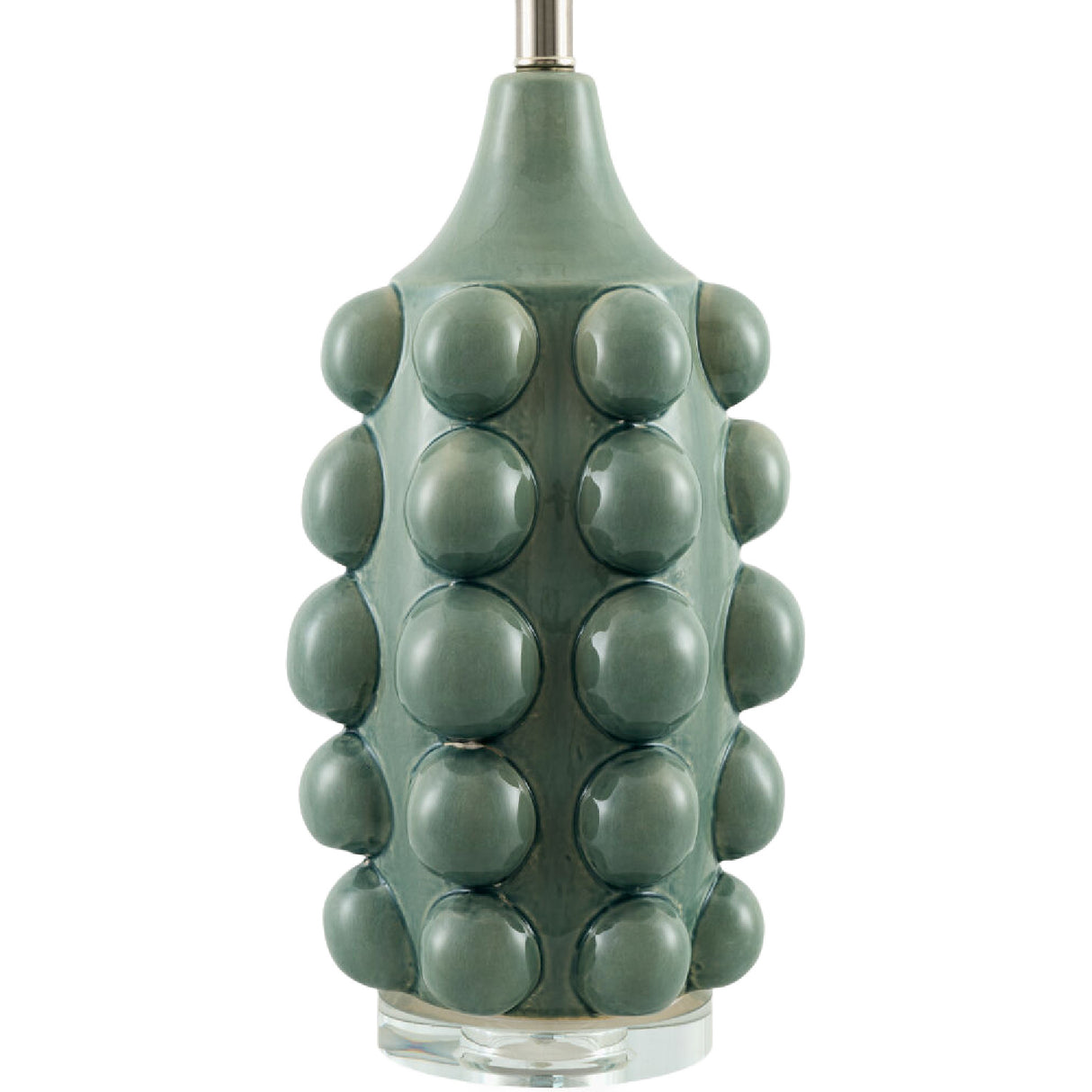 Modern European furniture - Embellished Green Ceramic Table Lamp - www.oroa.com | Oroa.com