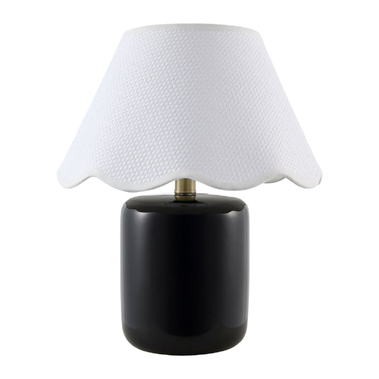 Modern European furniture - Scalloped Seagrass Ceramic Table Lamp - www.oroa.com | Oroa.com