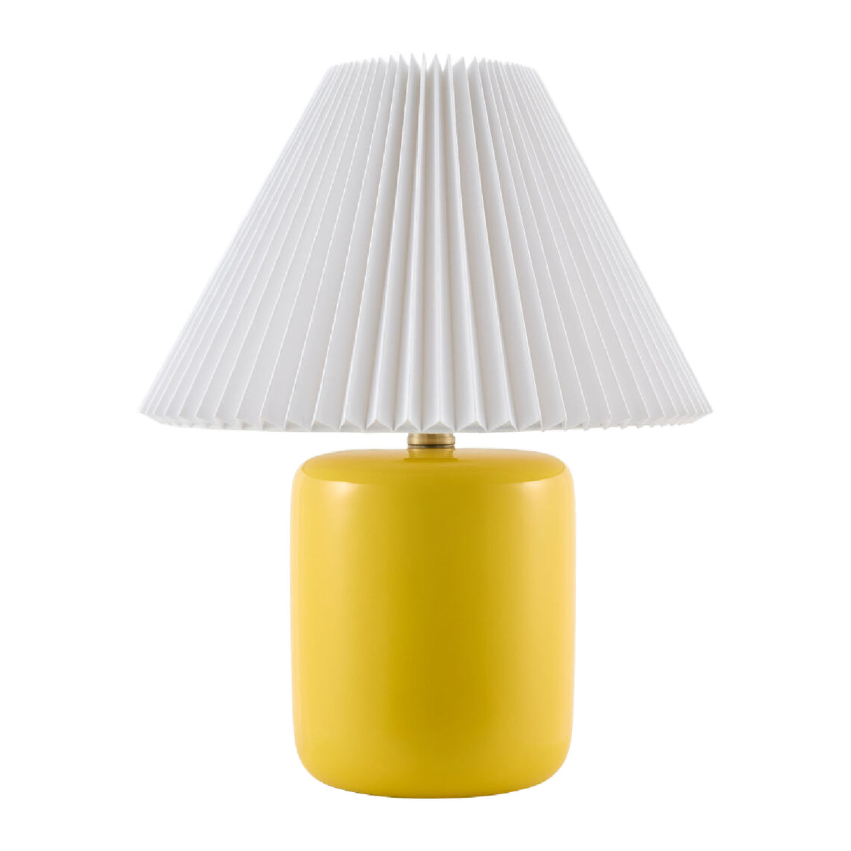 Modern European furniture - Ceramic Pleated Linen Table Lamp - www.oroa.com | Oroa.com