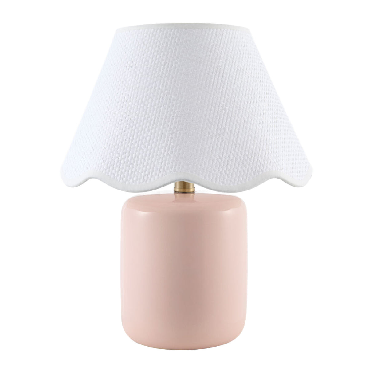 Modern European furniture - Scalloped Seagrass Ceramic Table Lamp - www.oroa.com | Oroa.com