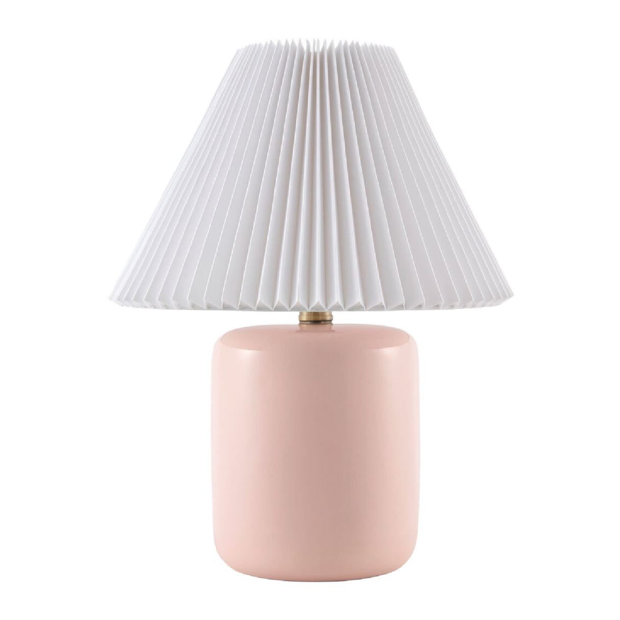Modern European furniture - Ceramic Pleated Linen Table Lamp - www.oroa.com | Oroa.com
