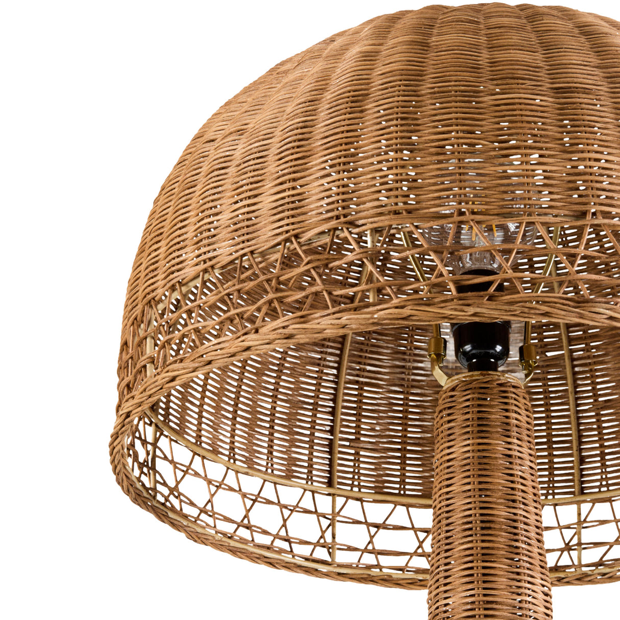 Modern European furniture - Rattan Dome Accent Floor Lamp - www.oroa.com | Oroa.com