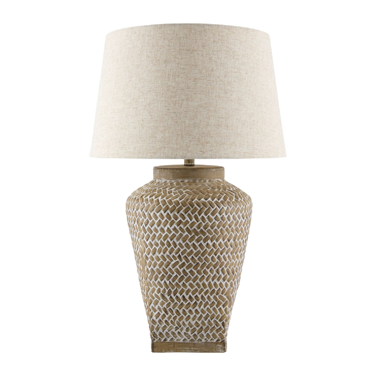 Modern European furniture - Carved Ceramic Accent Table Lamp - www.oroa.com | Oroa.com