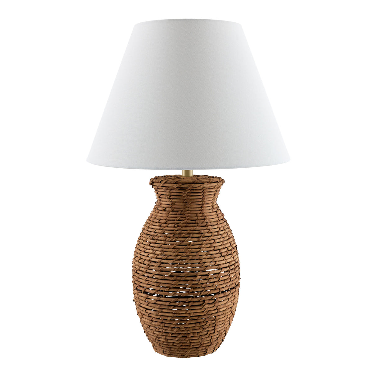 Modern European furniture - Painted Rattan Accent Table Lamp - www.oroa.com | Oroa.com
