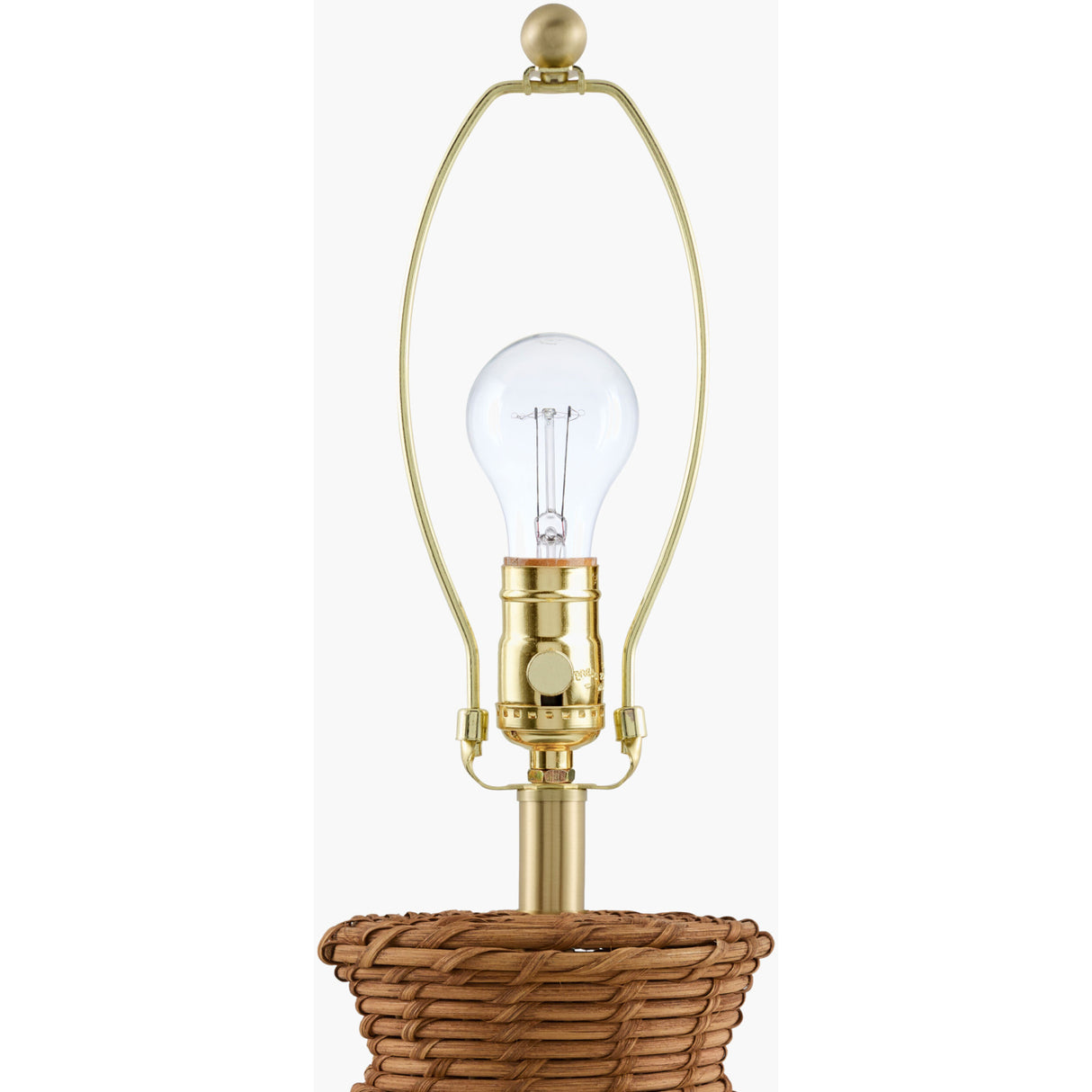 Modern European furniture - Painted Rattan Accent Table Lamp - www.oroa.com | Oroa.com