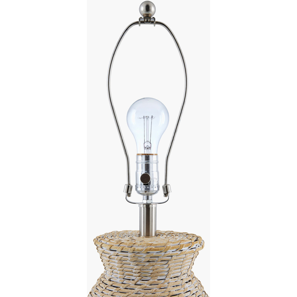 Modern European furniture - Painted Rattan Accent Table Lamp - www.oroa.com | Oroa.com