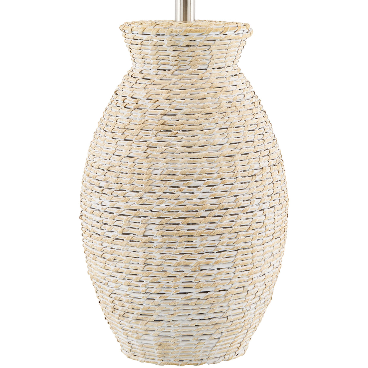 Modern European furniture - Painted Rattan Accent Table Lamp - www.oroa.com | Oroa.com