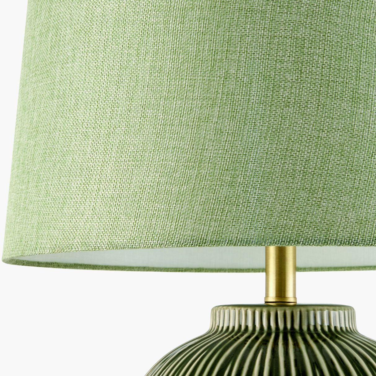 Modern European furniture - Hand-painted Green Ceramic Table Lamp - www.oroa.com | Oroa.com