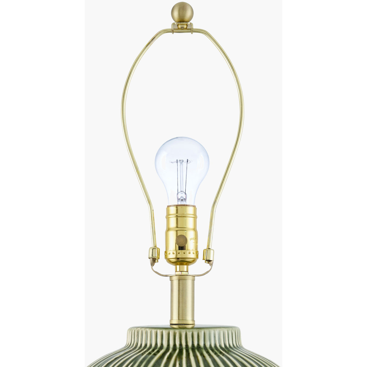 Modern European furniture - Hand-painted Green Ceramic Table Lamp - www.oroa.com | Oroa.com