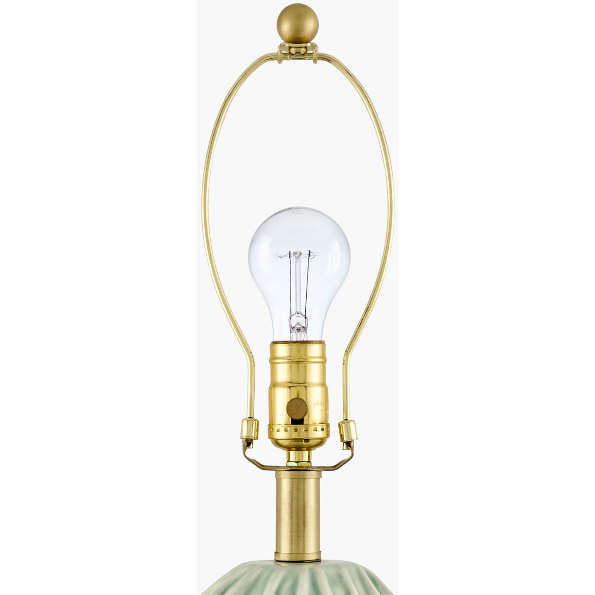 Modern European furniture - Green Relief Ceramic Table Lamp - www.oroa.com | Oroa.com
