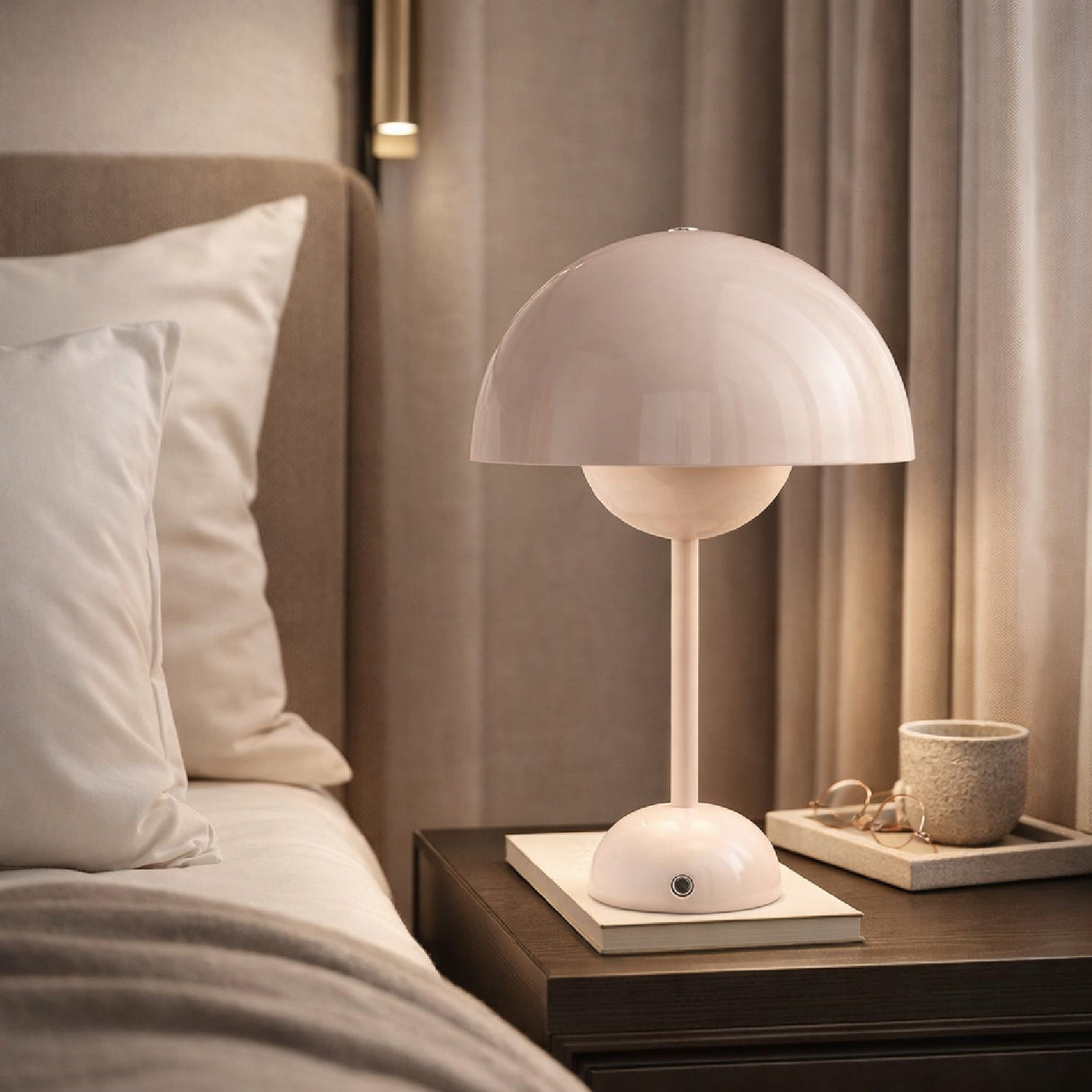 Modern European furniture - Painted Metal Dome Table Lamp - www.oroa.com | Oroa.com