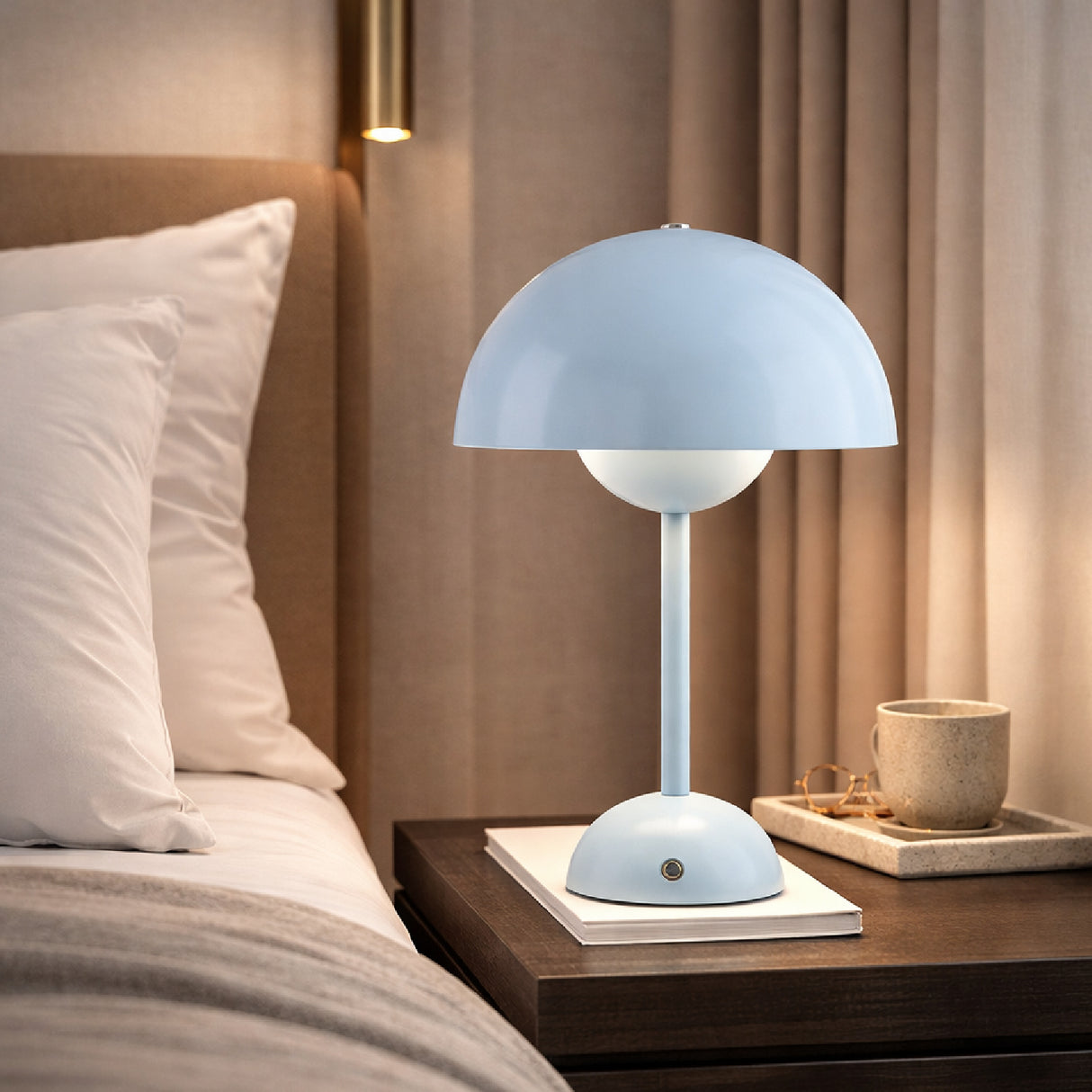Modern European furniture - Painted Metal Dome Table Lamp - www.oroa.com | Oroa.com
