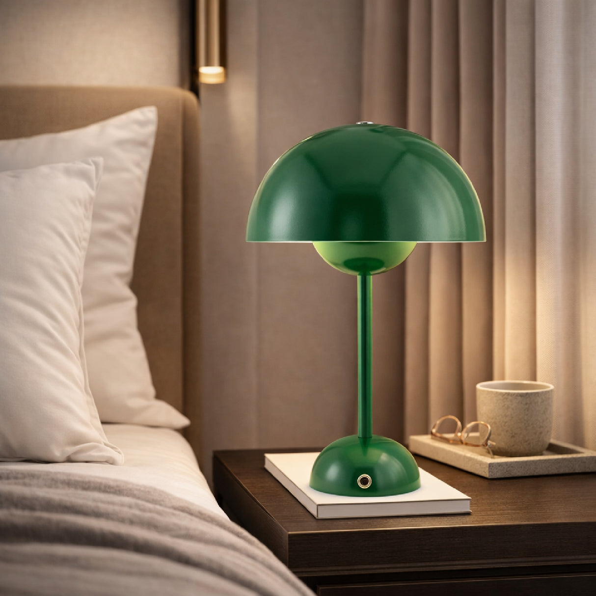Modern European furniture - Painted Metal Dome Table Lamp - www.oroa.com | Oroa.com