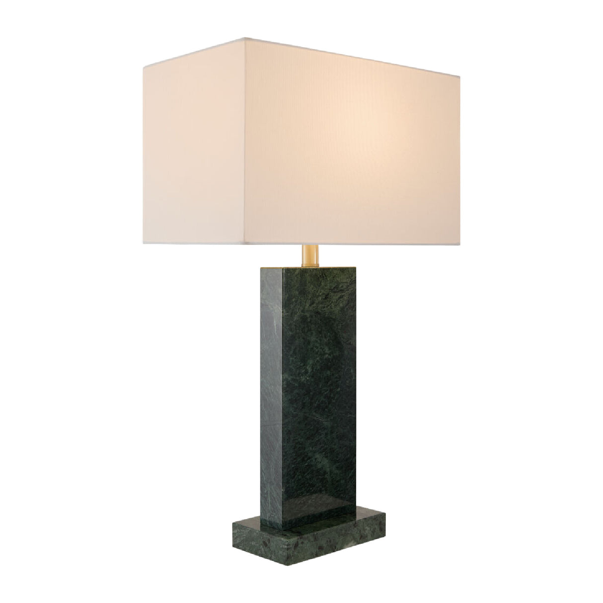 Rectangular Brushed Marble Table Lamp | Oroa.com