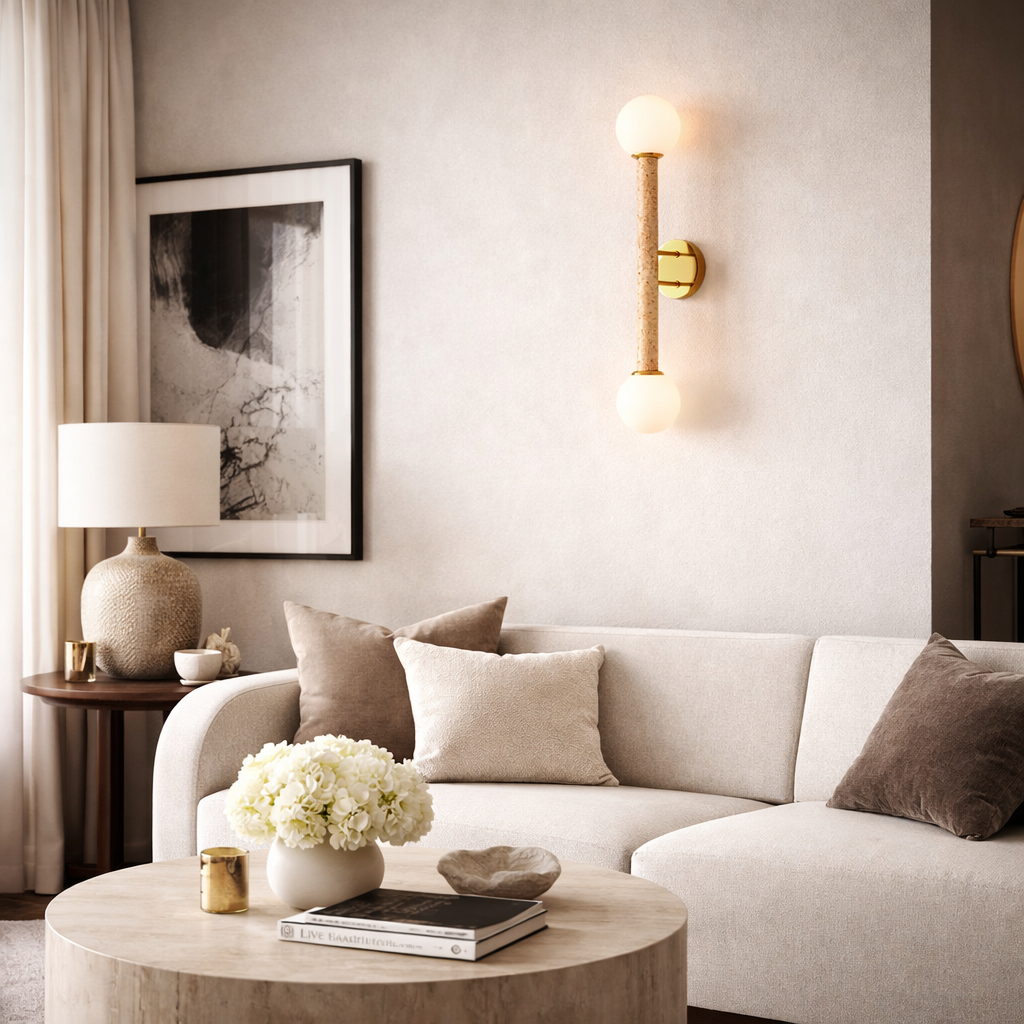 Stone Tube 2-Light Wall Lamp | Oroa.com