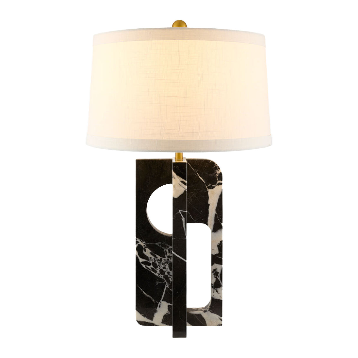 Geometrical Black Marble Table Lamp | Oroa.com