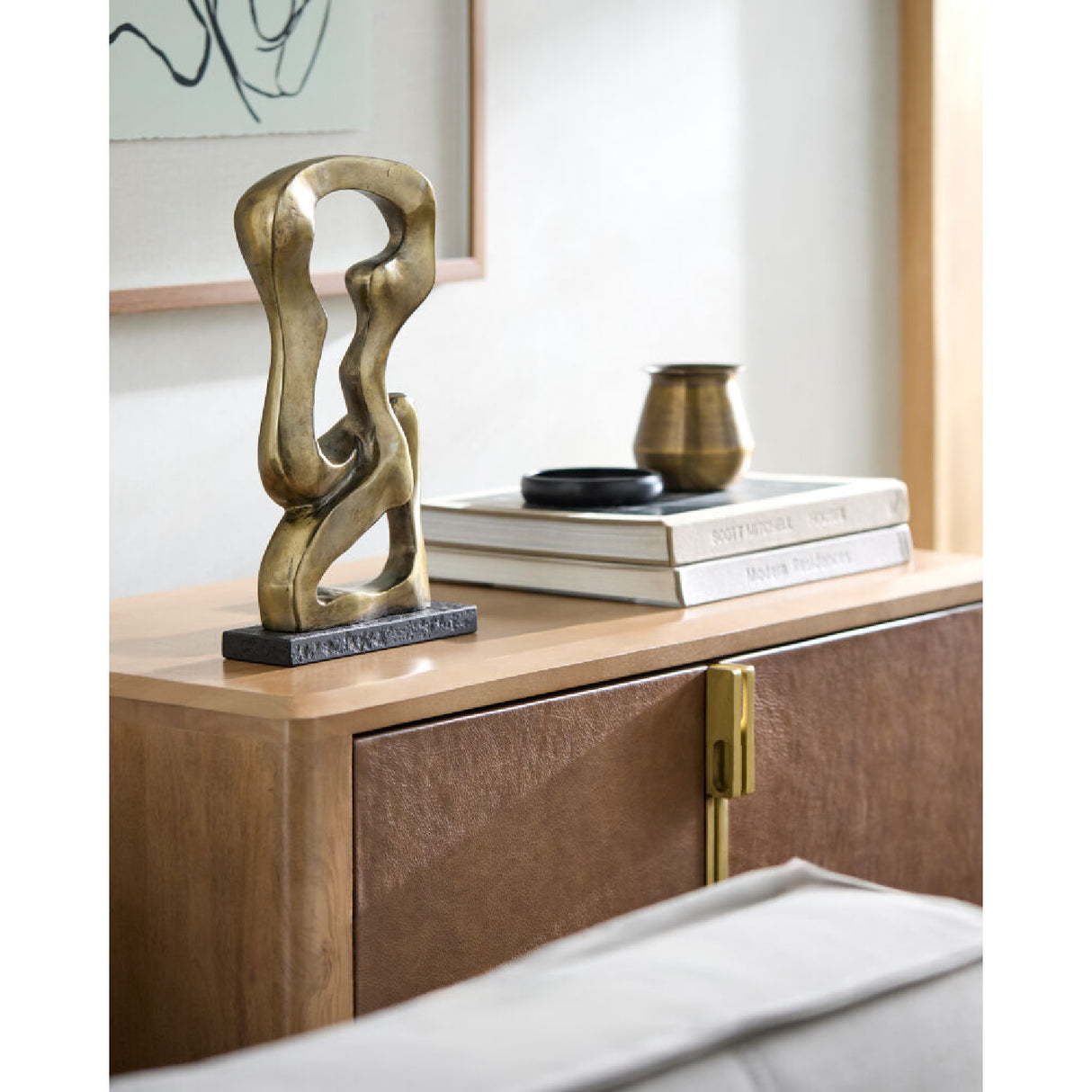 Modern European furniture - Antiqued Iron Decorative Sculpture - www.oroa.com | Oroa.com