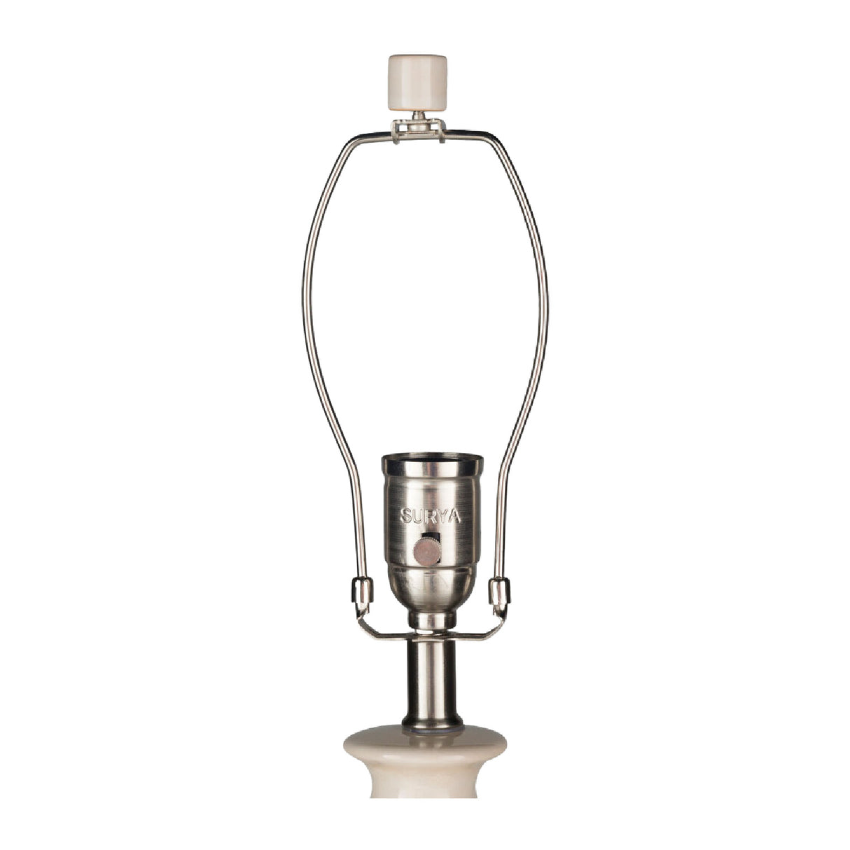 Modern European furniture - Crackle White Ceramic Table Lamp - www.oroa.com | Oroa.com