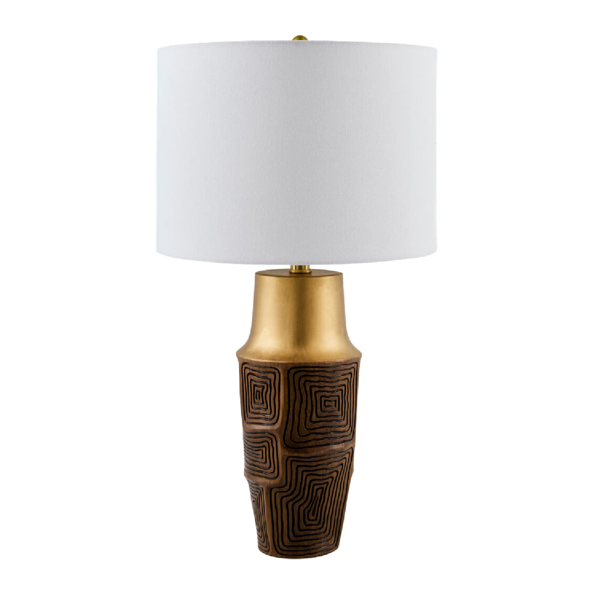 Painted Gold Accent Table Lamp | Oroa.com