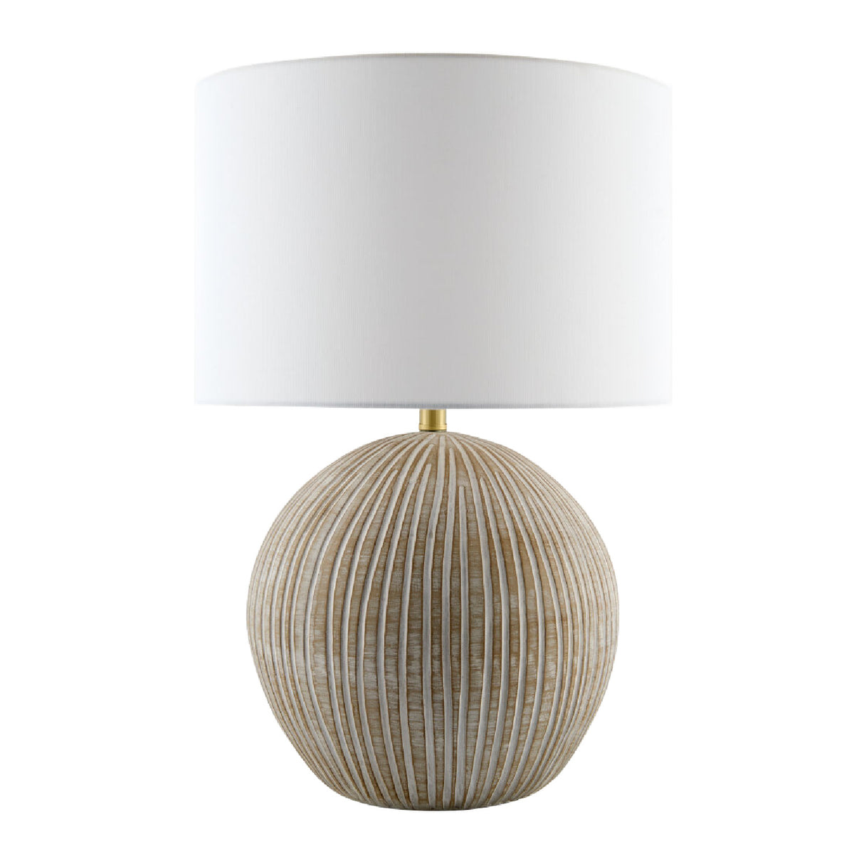 Modern European furniture - Rounded Carved Ceramic Table Lamp - www.oroa.com | Oroa.com